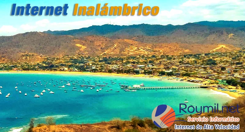 Internet Cobertura inhalambrica roymil net Puerto Lopez